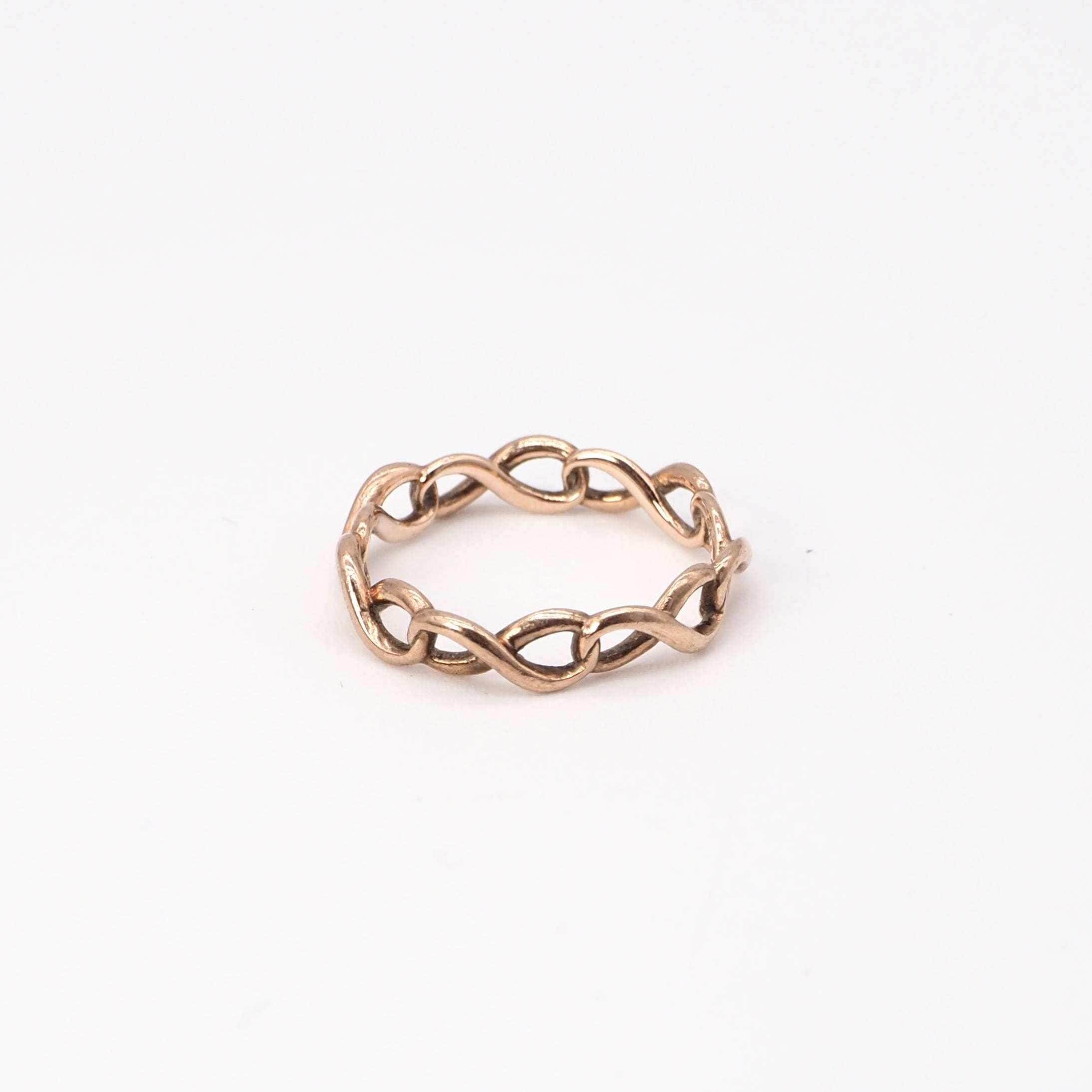 Tiffany インフィニティ　リング　約7号 Tiffany&Co. 約7号 インフィニティ ボール リング ルベドメタル