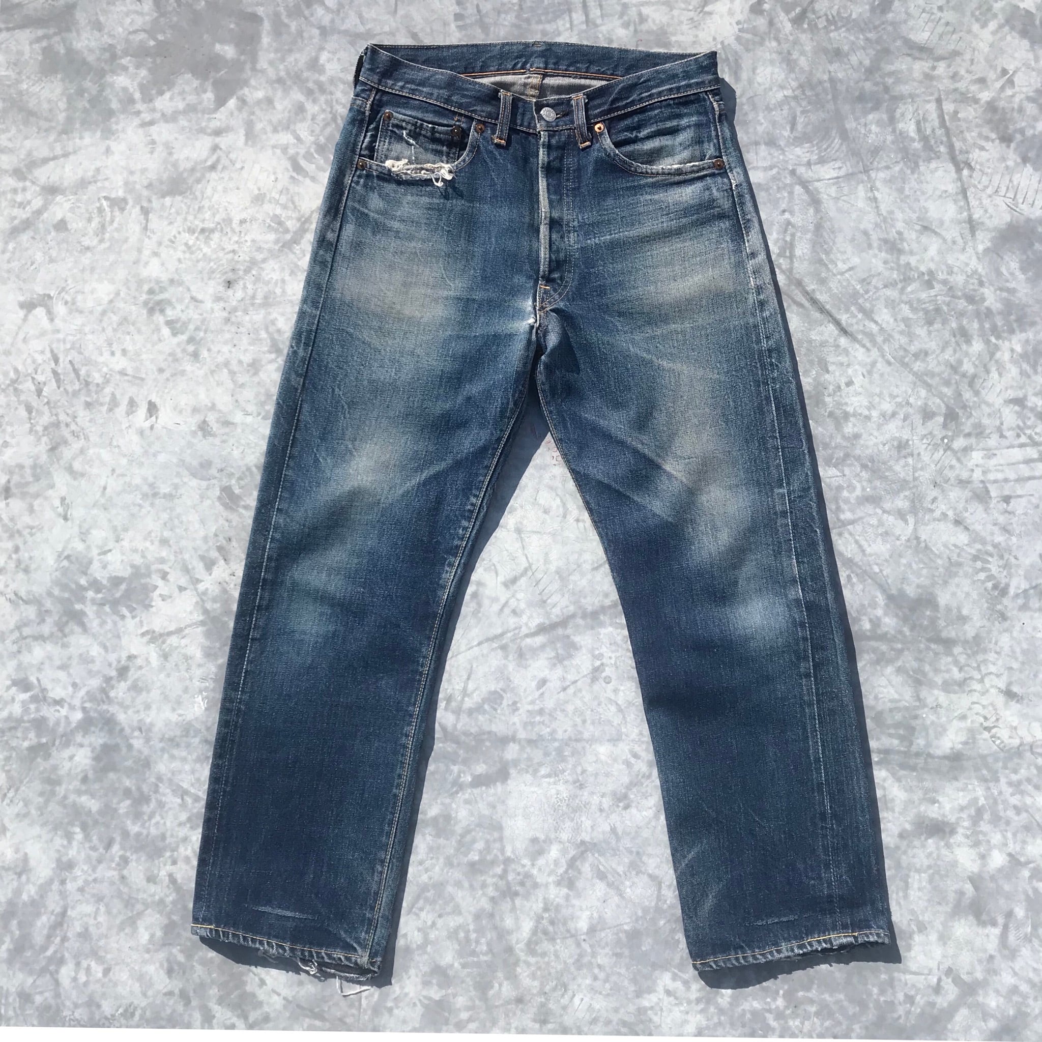 平行ステッチLevis 501 BIG E 60s-70s 足長R