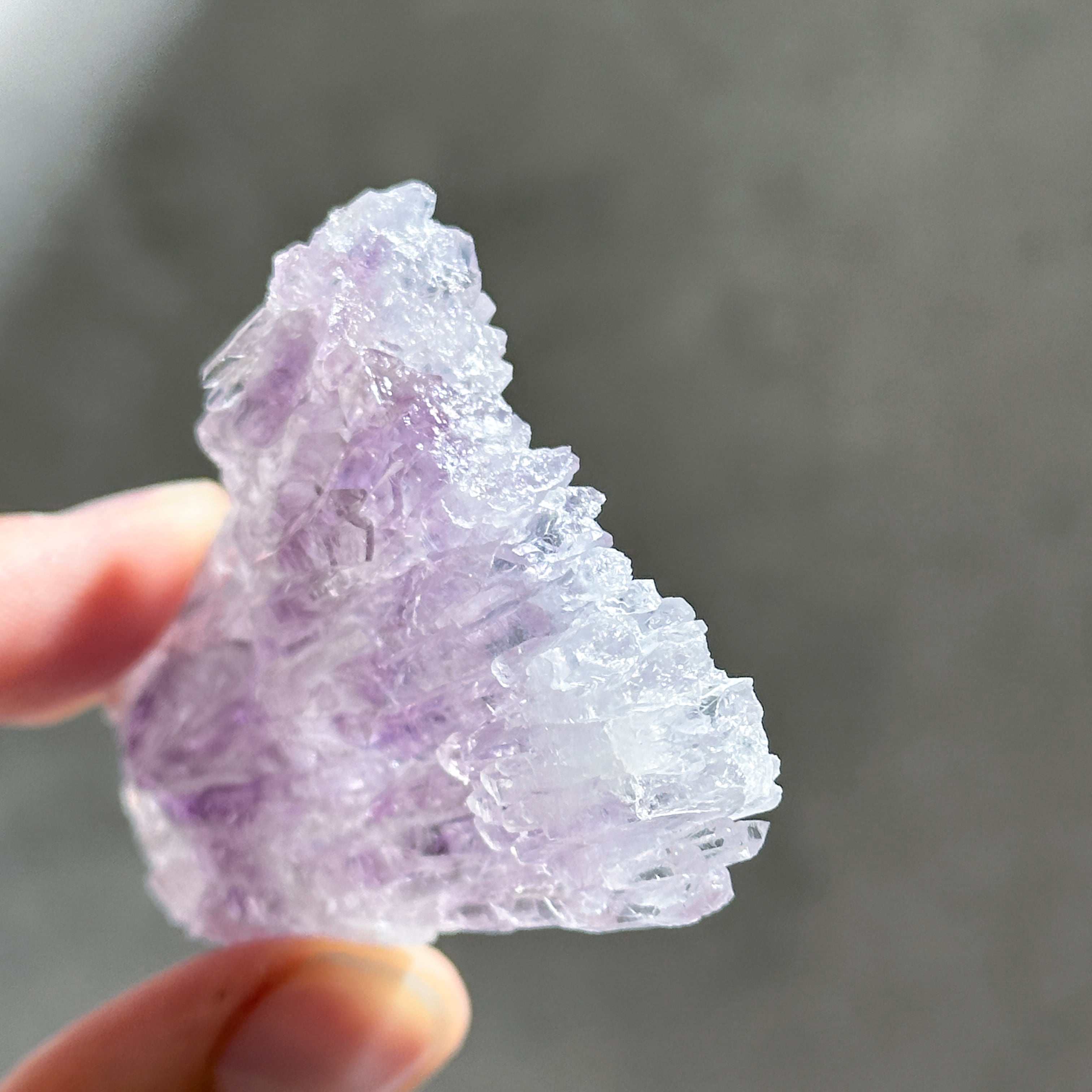 フラワーアメジスト プレート風 22◇ Flower Amethyst ◇天然石・鉱物