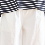 タック入りバルーンシルエットパンツ(M~L) アイボリー
