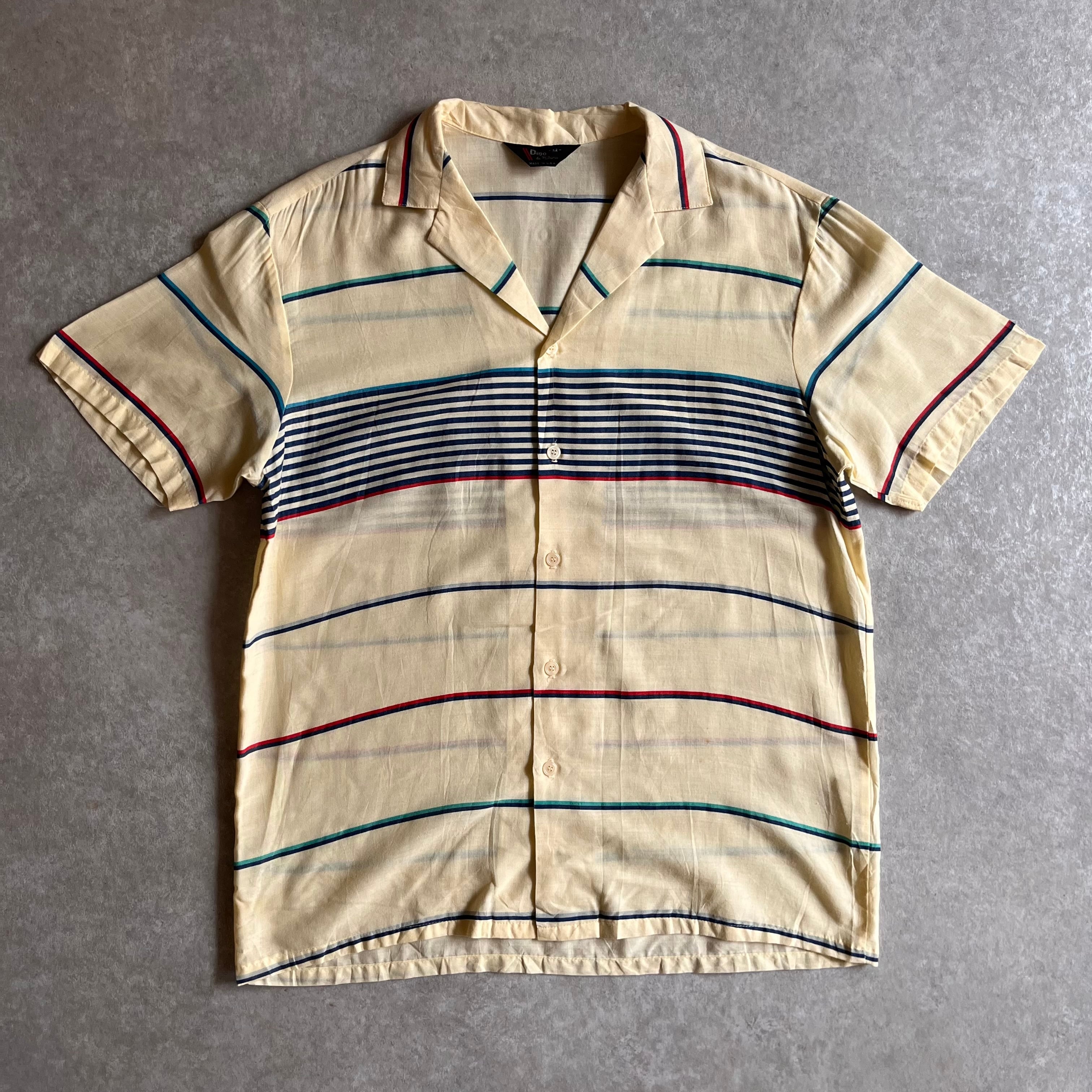 1990s Dino Milano S/S Rayon Shirt M Made in USA G832 | ROGER'S