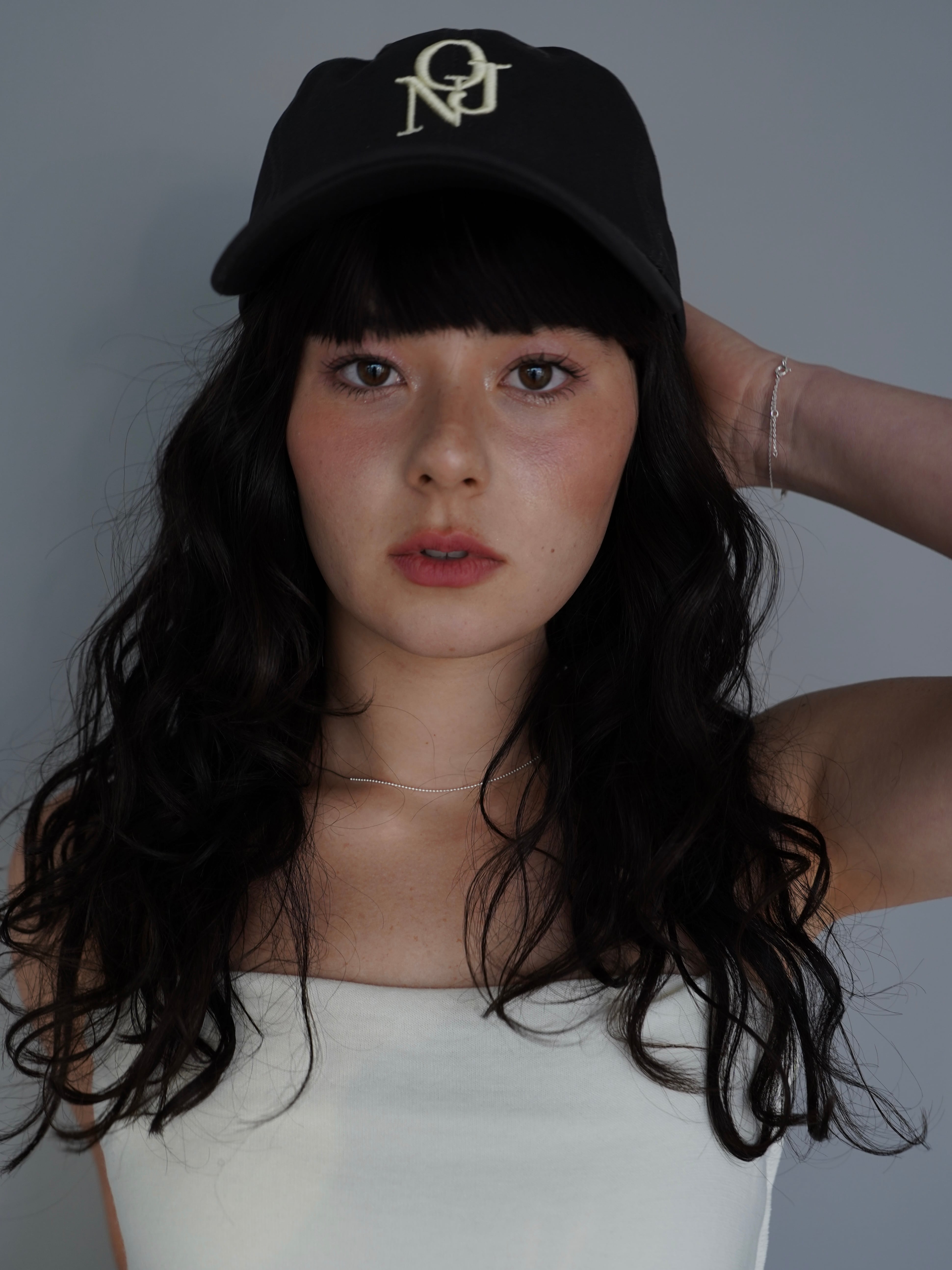 帽子 Gion OJYON】 original logo cap【VINTAGE BLACK】 | OJYON