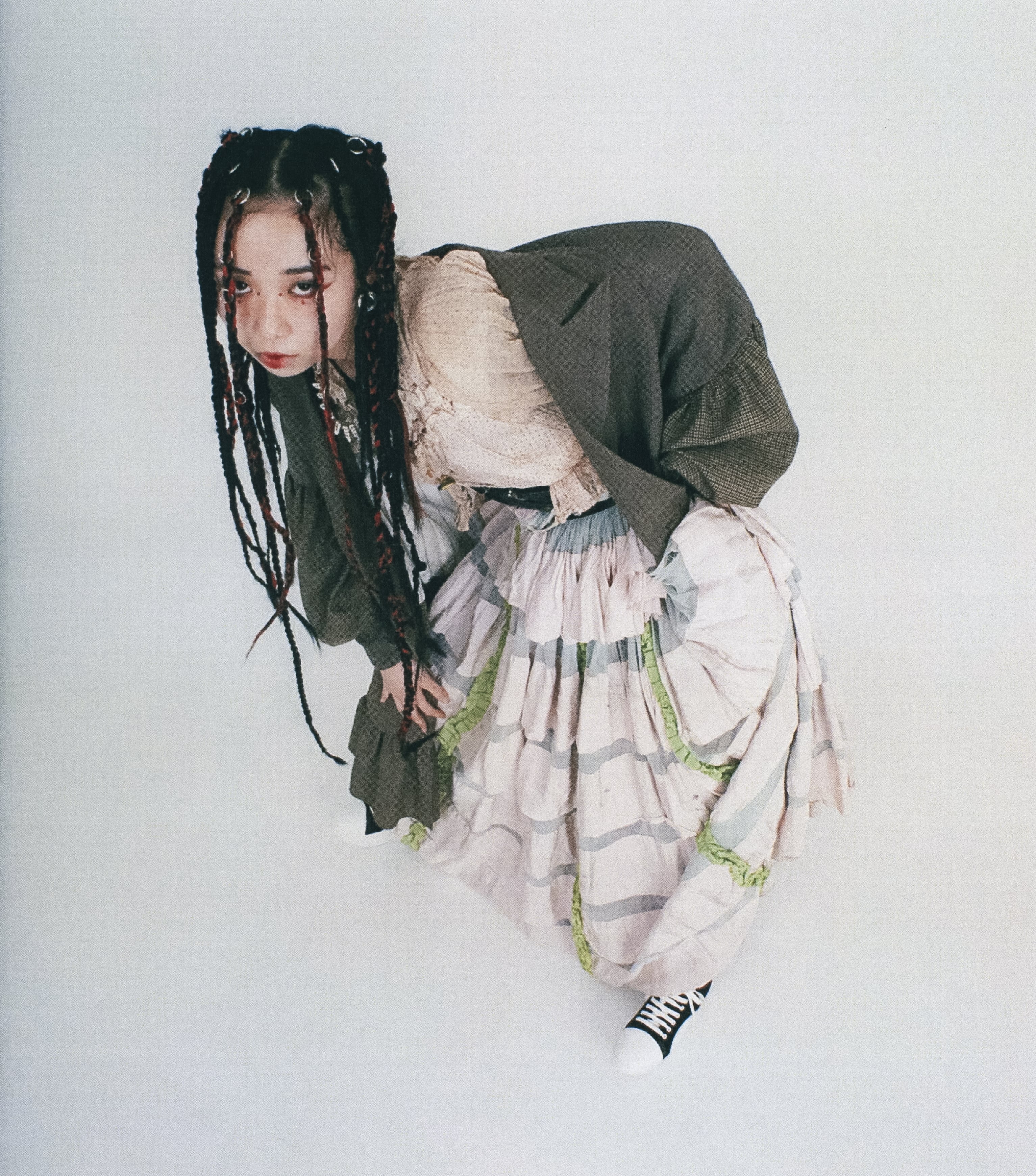 スーツワンピース BROWN