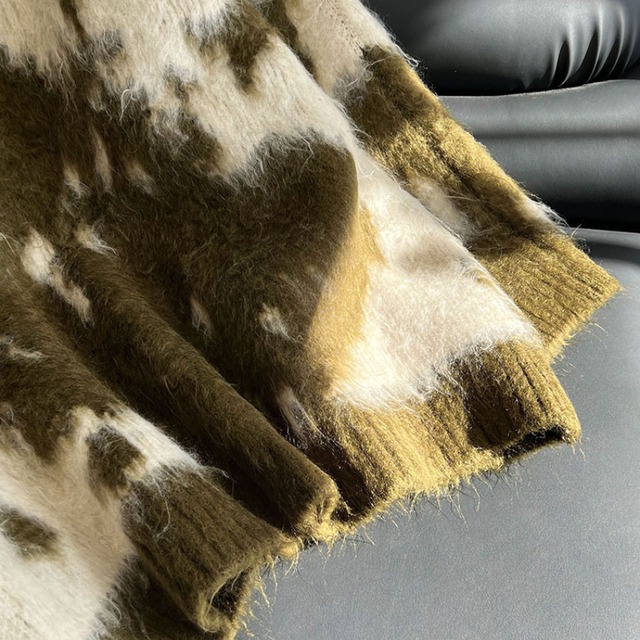 relaxed pullover knit　J00322