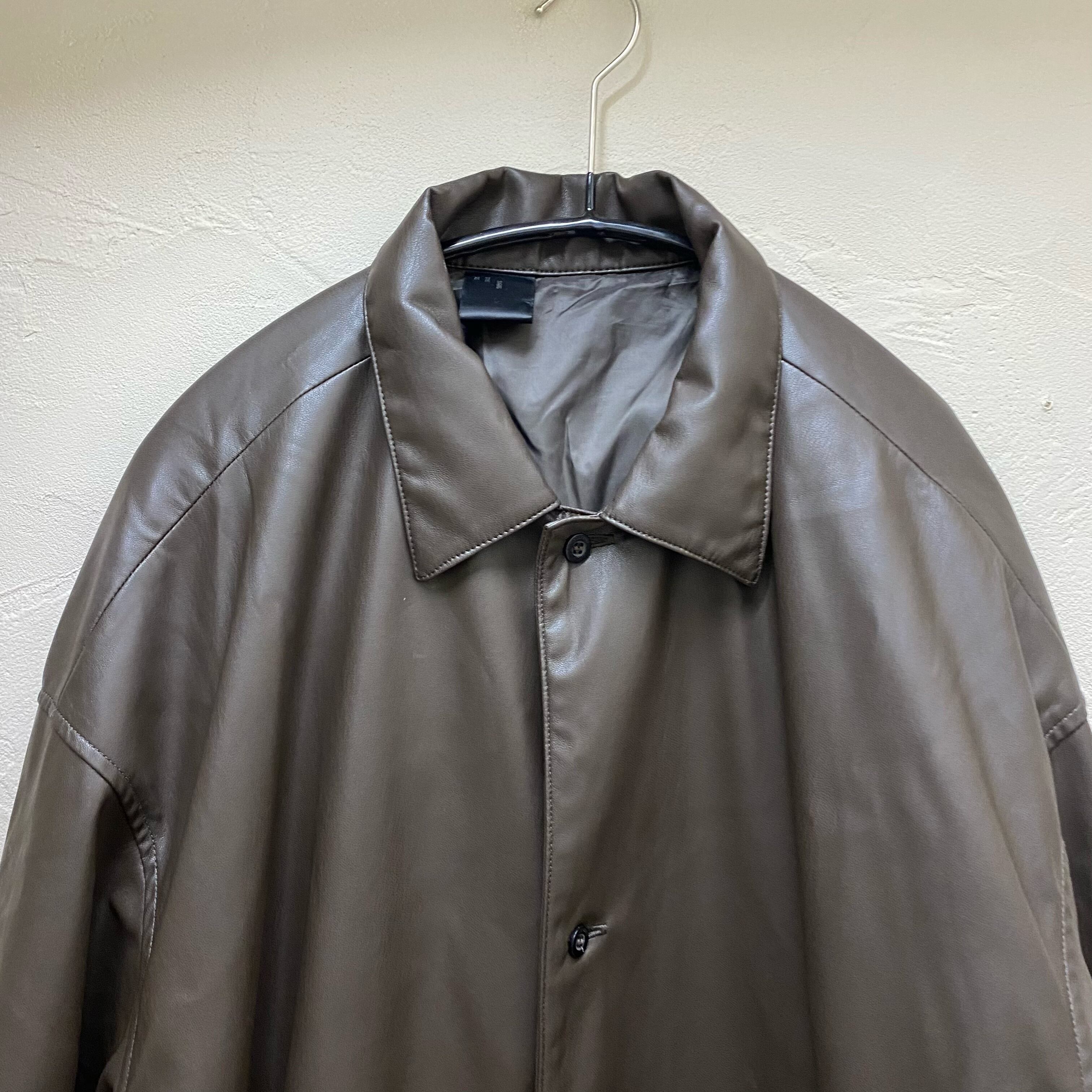 N.HOLLYWOOD エヌハリウッド 21AW フェイクレザーコート size40 