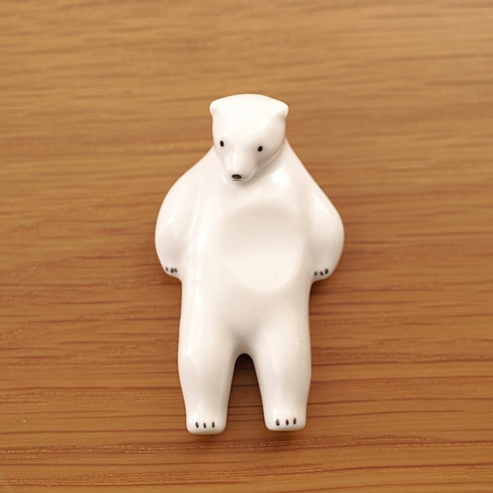 シロクマ箸置き（大） | 楽土 Online shop