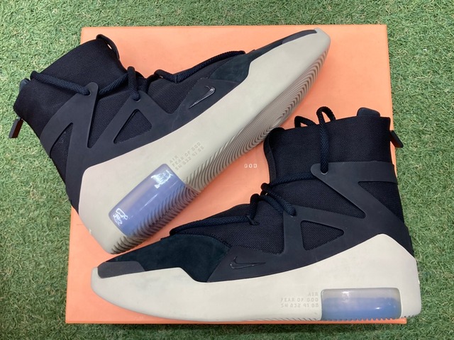 NIKE AIR FEAR OF GOD 1 BLACK 27cm AR4237-001 KB2788