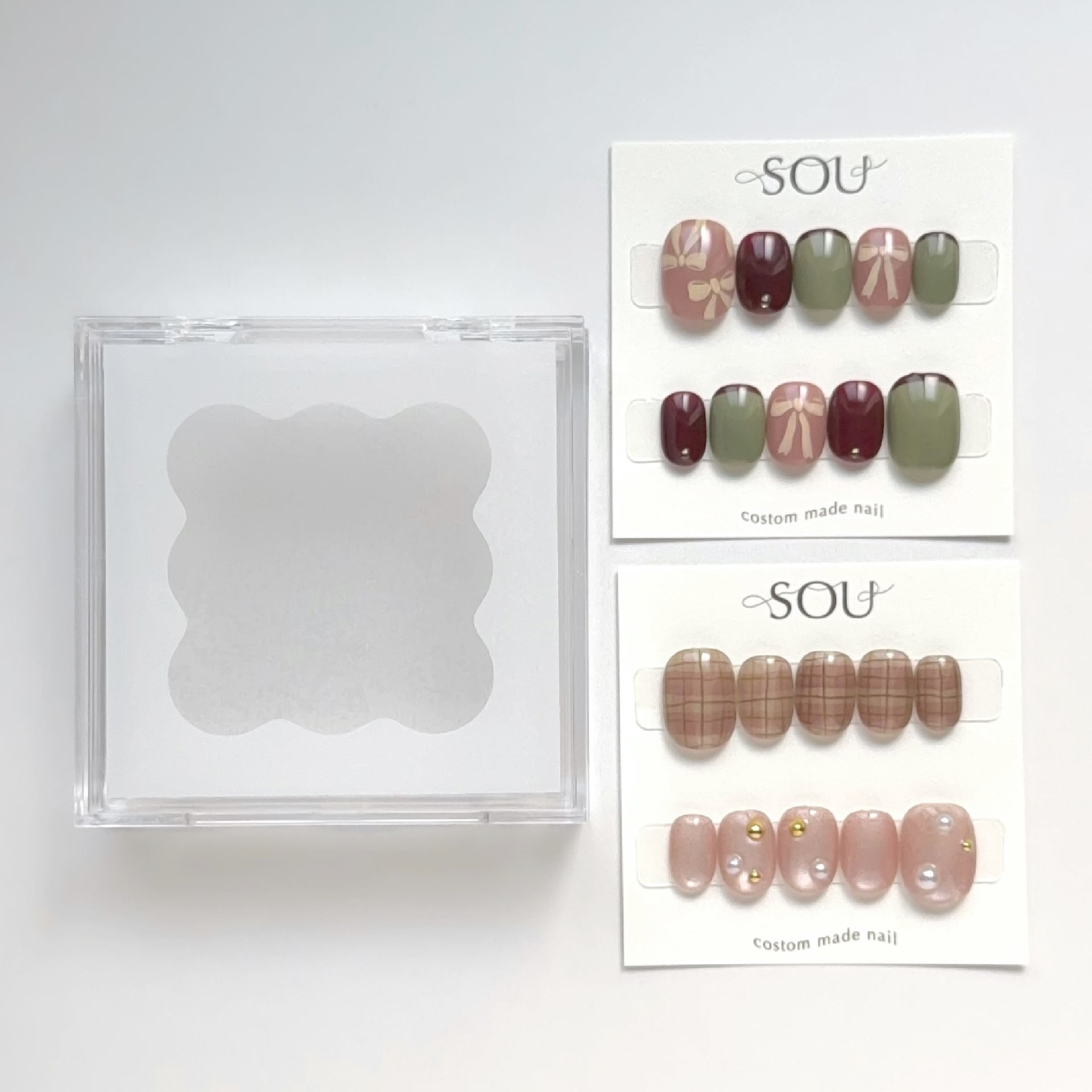 s o u ｜カジュアルなオーダーメイドネイルチップ