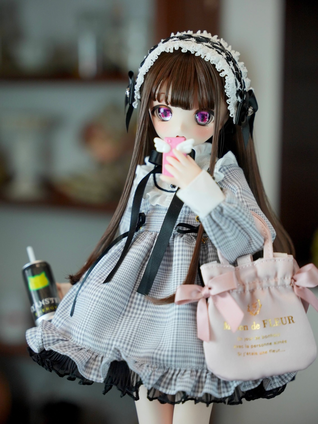 MDD / DDP / KUMAKO / SDM 対応 OF 【地雷ちゃん（ぐれーのちぇっく）】MDD / DDP / KUMAKO / SDM Outfit 【Jirai-chan (gray checkered)】 - 6