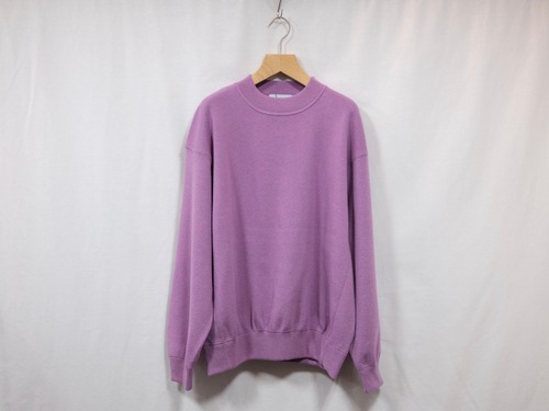 reverve”Wool Sweat Crewneck Purple”