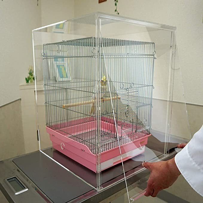 アクリルバードケージ HOEI 465オウム 鳥かご用 アクリルケージ 透明