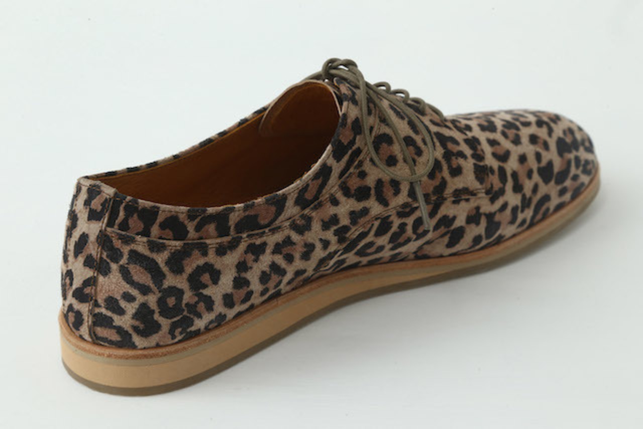 LAYERED BLUCHER (LEOPARD)