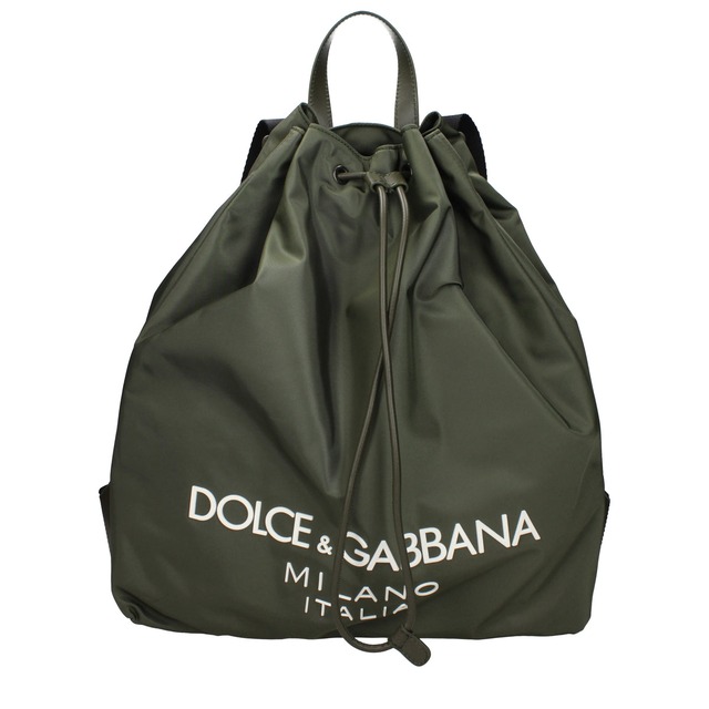 【新品】DOLCE&GABBANA ドルチェ&ガッバーナ メンズ バックパック・ボディバッグ ナイロン グリーン BM2336AG1828N597