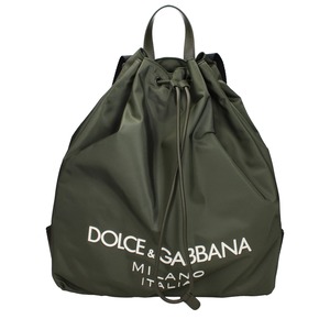 【新品】DOLCE&GABBANA ドルチェ&ガッバーナ メンズ バックパック・ボディバッグ ナイロン グリーン BM2336AG1828N597