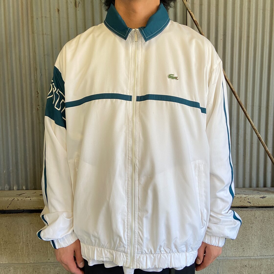 LACOSTE SPORT ラコステ 袖刺繍 スポーツジャケット メンズXL相当 古着 