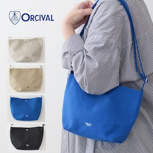 ORCIVAL[オーチバル・オーシバル] SHOULDER POUCH MEDIUM [OR-H0074LCV] ショルダー ポーチ 中・ライトキャンバス ショルダーポーチ・ショルダーバッグ・MEN'S/LADY'S [2024SS]