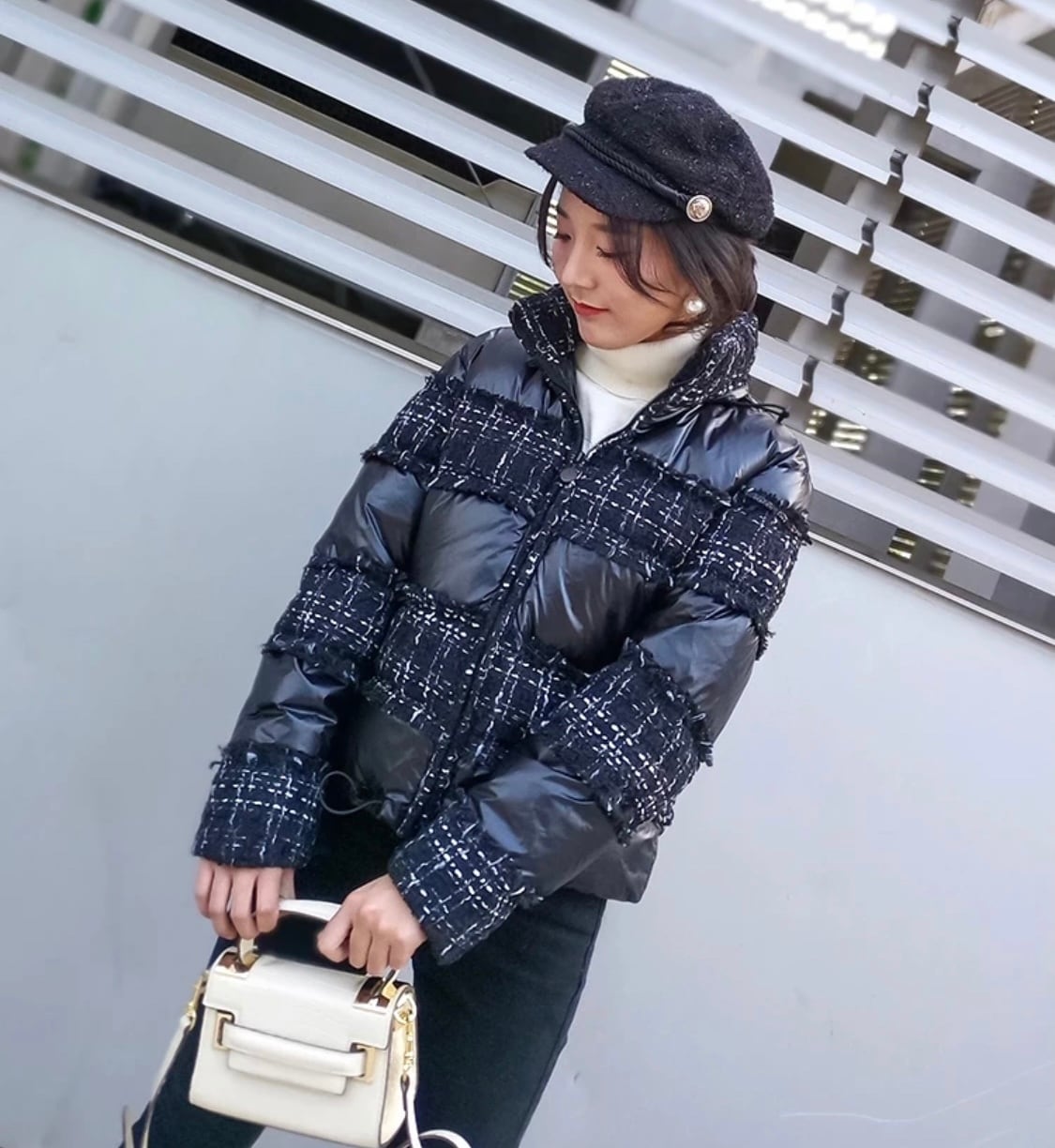 即納】ツイードダウンジャケット | chula(チュコラ)