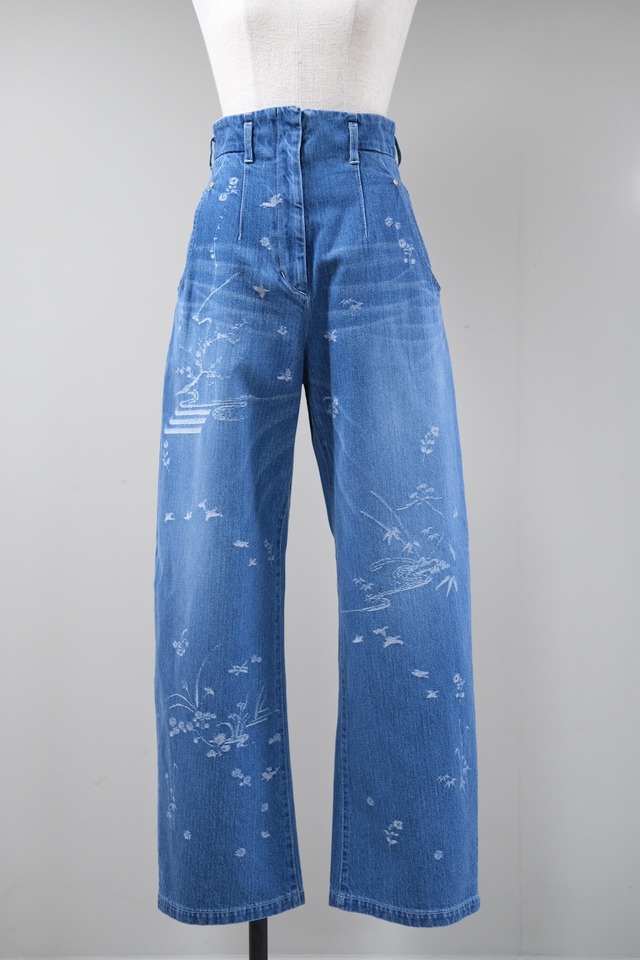 【Mame Kurogouchi】MM25SS-PT058 - blue -