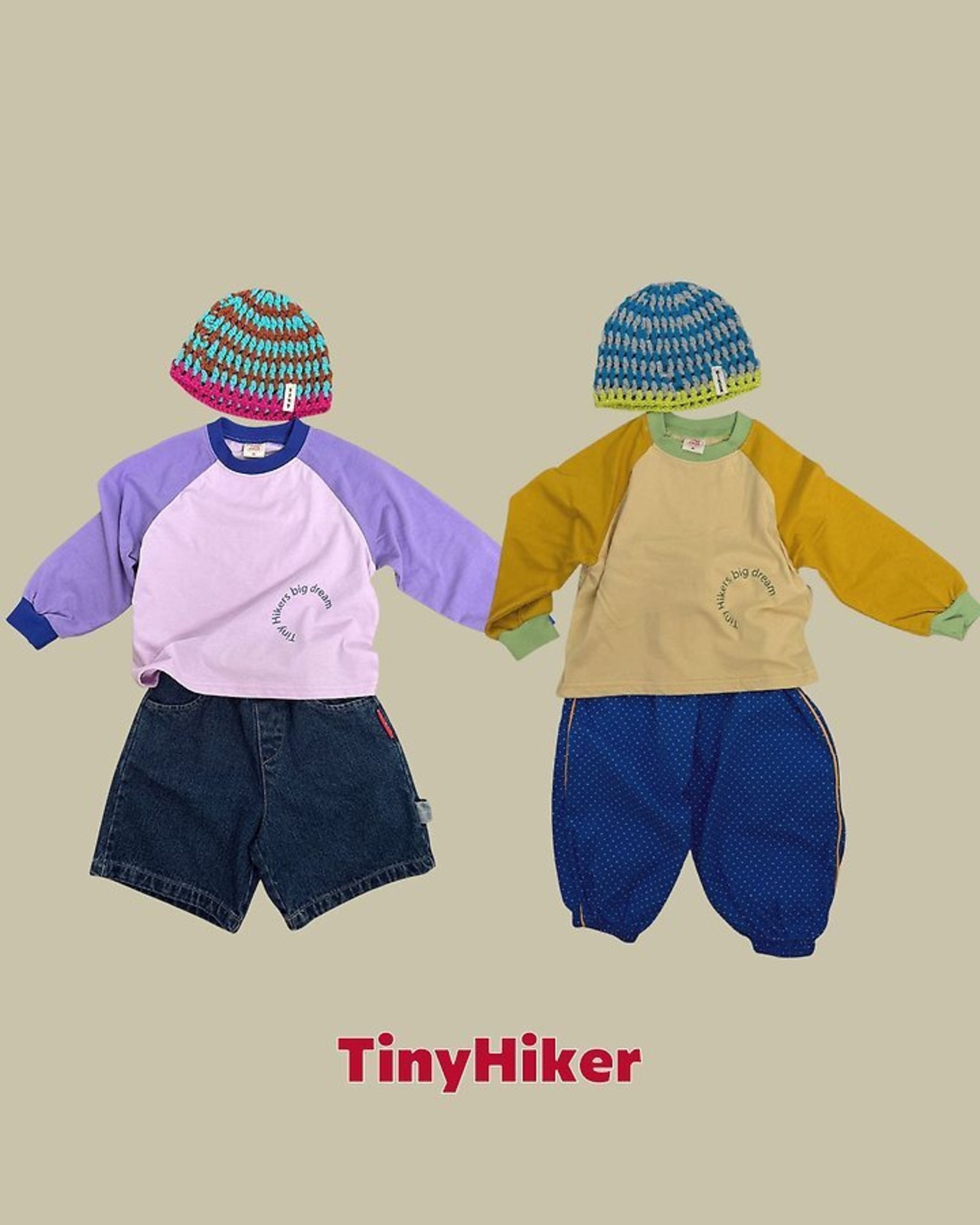 【取寄/韓国直送】Tiney HIker 26/AU ラグランTシャツ｜秋服｜韓国子供服