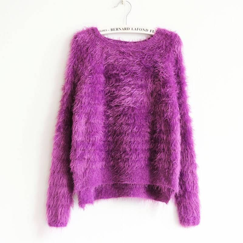 プルオーバー シャギーニット モヘア ニット レディース ふわふわ モヘアタッチ Cn ワンピの里
