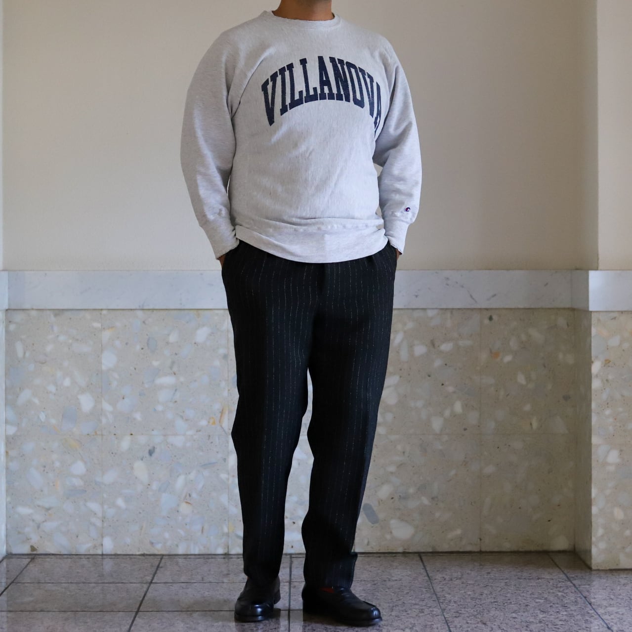 美品 USA製 リバースウィーブ villanova reverseweave(Champion 美品 USA製 リバースウィーブ villanova reverseweave(Champion