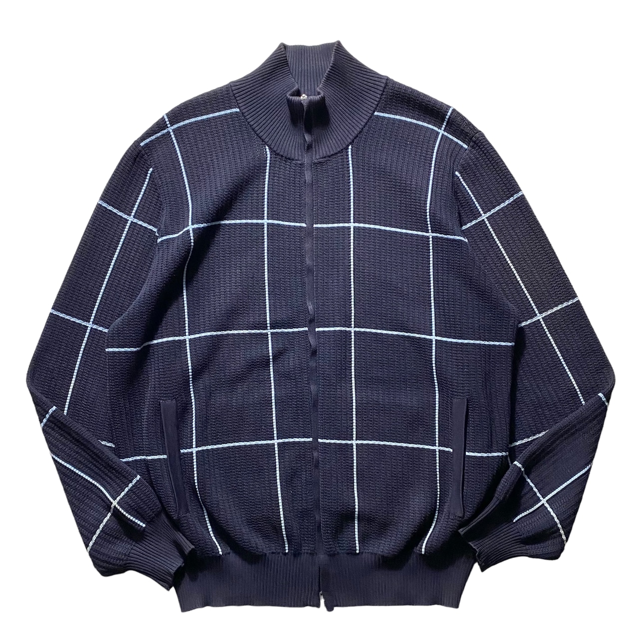 BRIONI plaid pattern cotton drivers knit