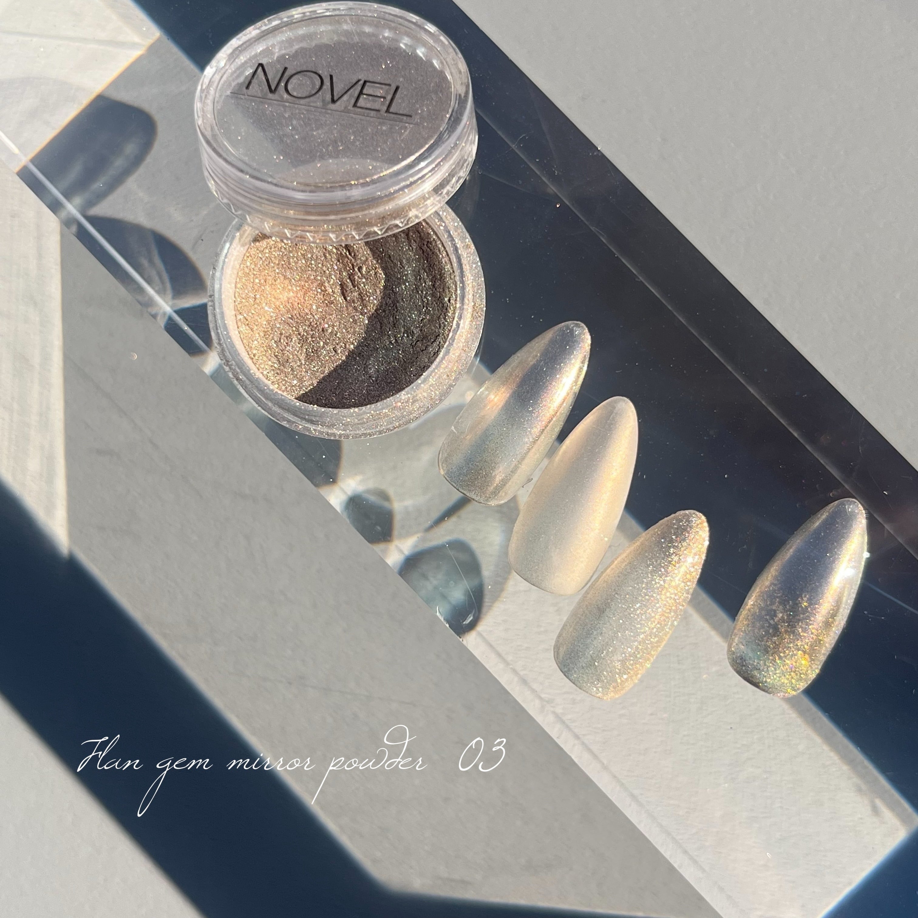 SET093 Flan gem mirror powder 6色SET | atelier NOVEL