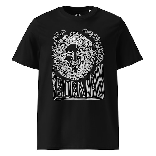 BobMarley2008_w(オーガニックコットン製Tシャツ/Organic cotton t-shirt Stanley/Stella STTU169)
