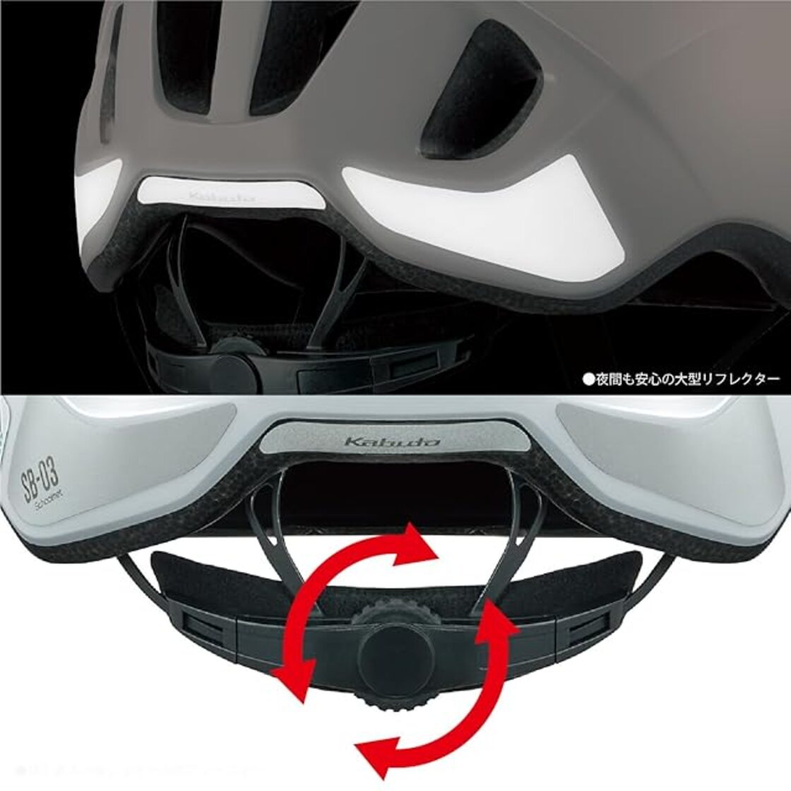 KABUTO(カブト) 自転車 ヘルメット SB-03L サイズ:57-60cm未満 カラー 