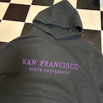 90s USA製 RUSSELL ATHLETIC プルオーバーパーカー 黒 SAN FRANCISCO