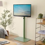 美しいフォルムの八角壁寄せテレビスタンド ハイタイプ 八角スタンド 壁寄せテレビ 2カラー