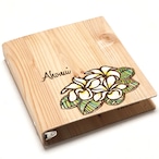 Wood File A5 ［one point Plumeria］