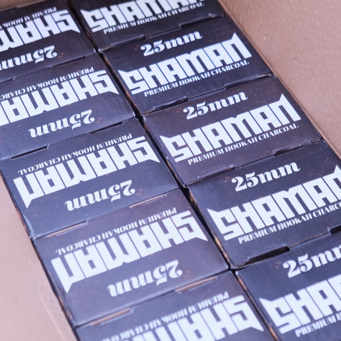 Shaman Charcoal 25mm cube【1kg】(s-007) | HOTBOX BASE