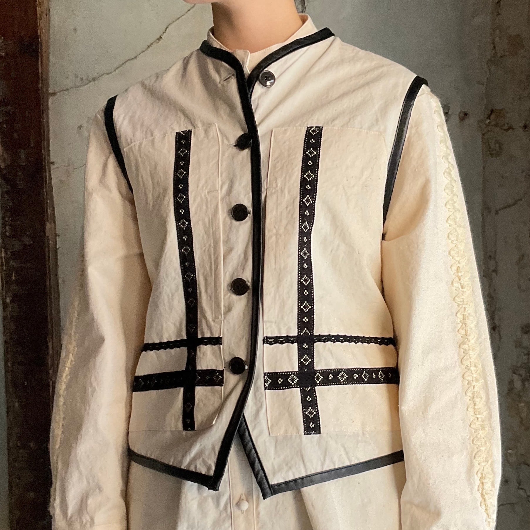 ASEEDONCLOUD/アシードンクラウド Reversible uniform vest
