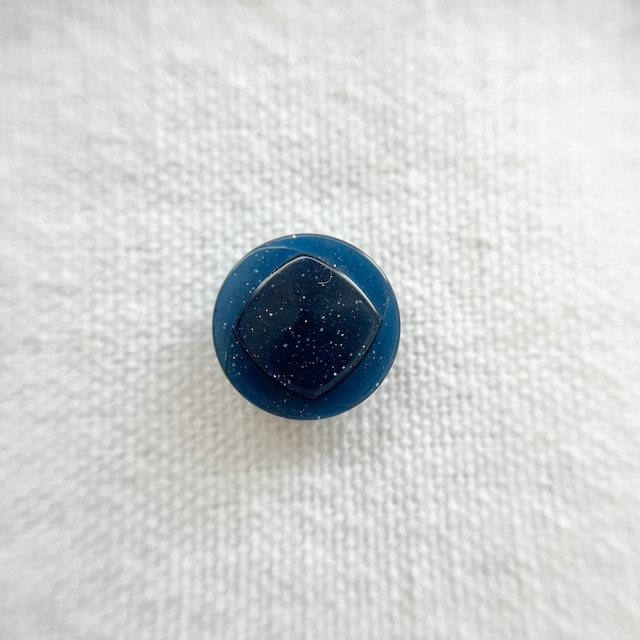 グリッターネイビー スクエアフェイス 13㎜