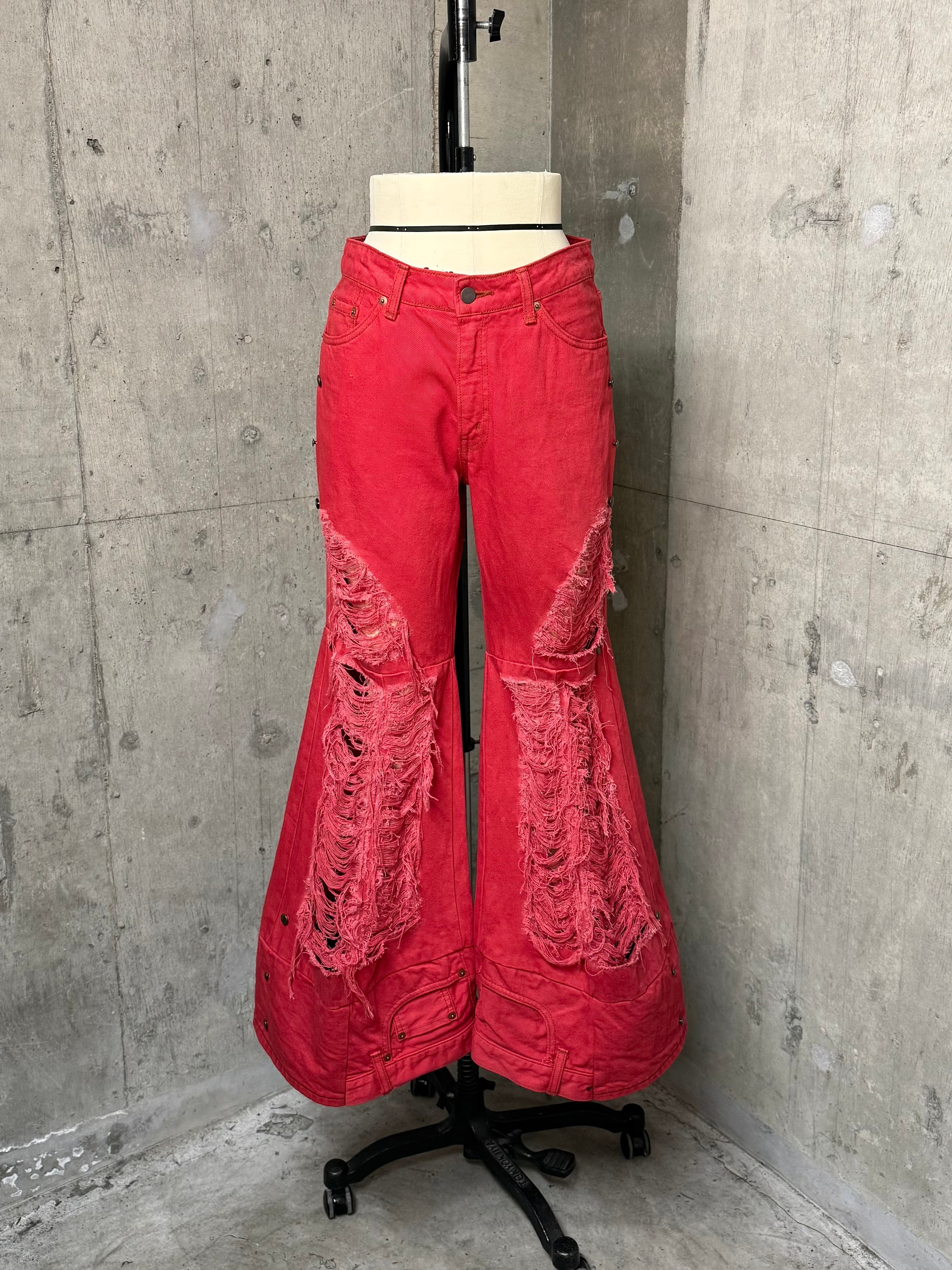 tuck wide slacks | 『kick margin.』