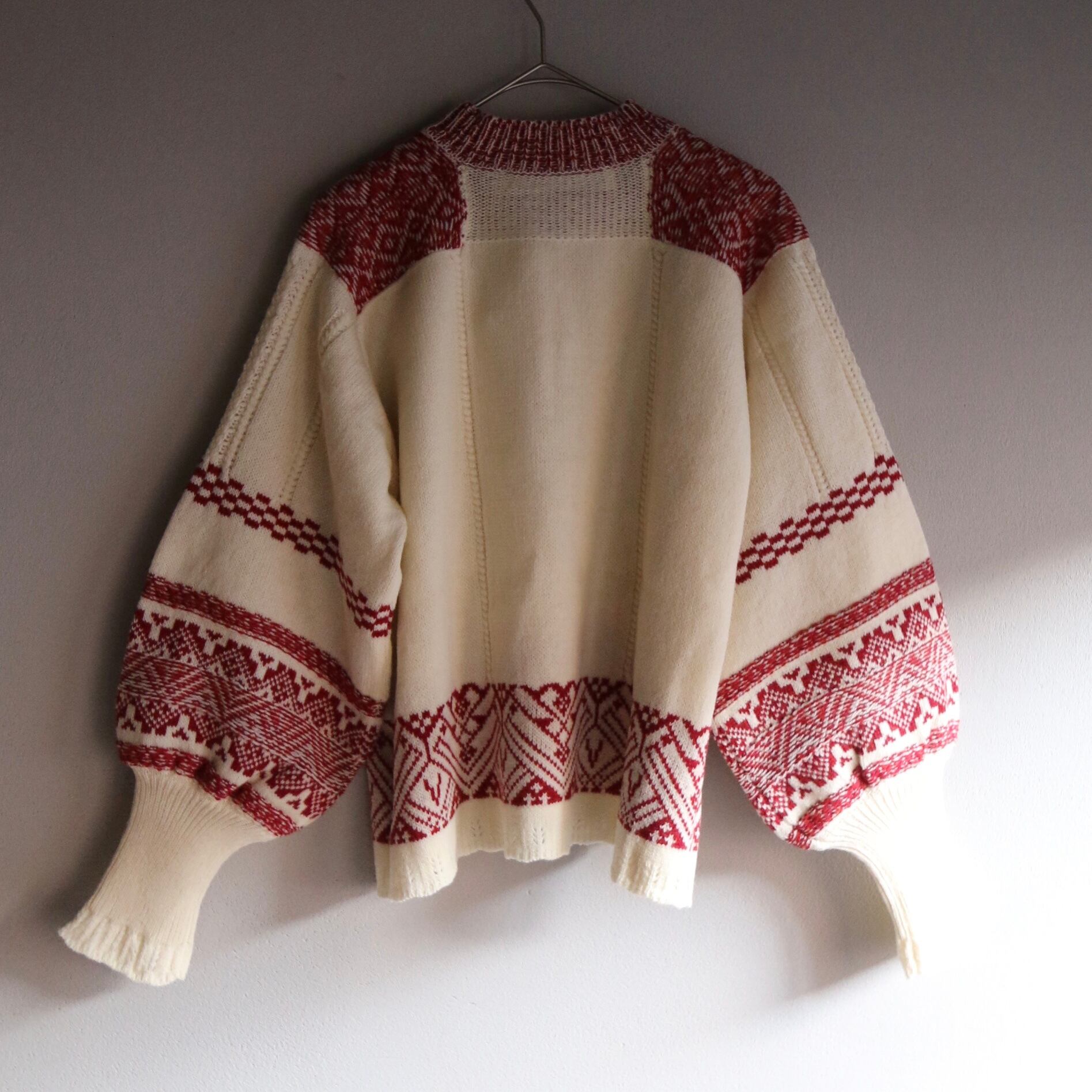 ASEEDONCLOUD/アシードンクラウド Seiyakou jacquard blouse / セイヤコウジャガードブラウス #252805 OFF WHITE