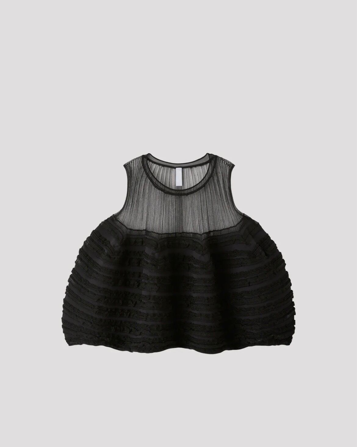 CFCL】POTTERY SWELL LUCENT GLITTER SLEEVELESS BUST FLARE TOP