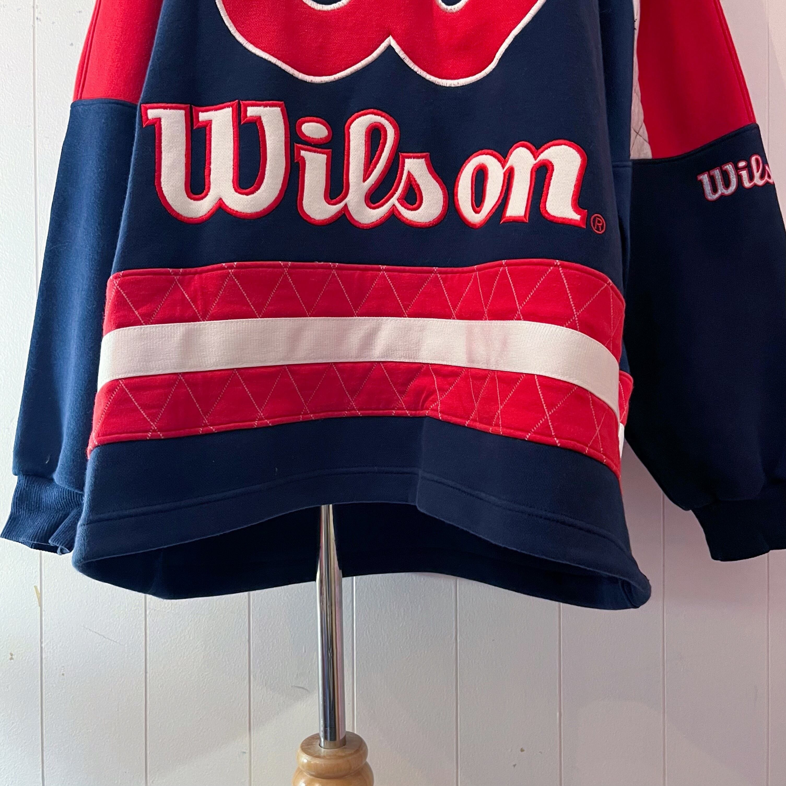 wilson / red navy high neck sweat