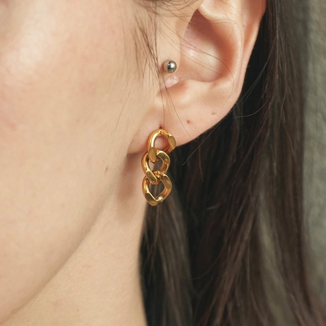 316L ( サージカルステンレス ) hoop pierce【GOLD】#p01