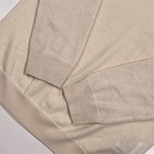 カシミヤ100% SOFUOL ソフール Uネック ハイゲージ ニット セーター 2 /オフホワイト系 レディース