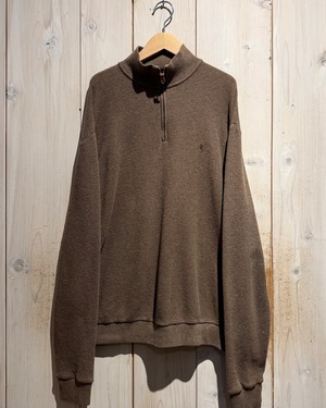 【a.k.a.C.a.k.a vintage】90's “POLO GOLF” Alpaca Blend Half Zip Knit