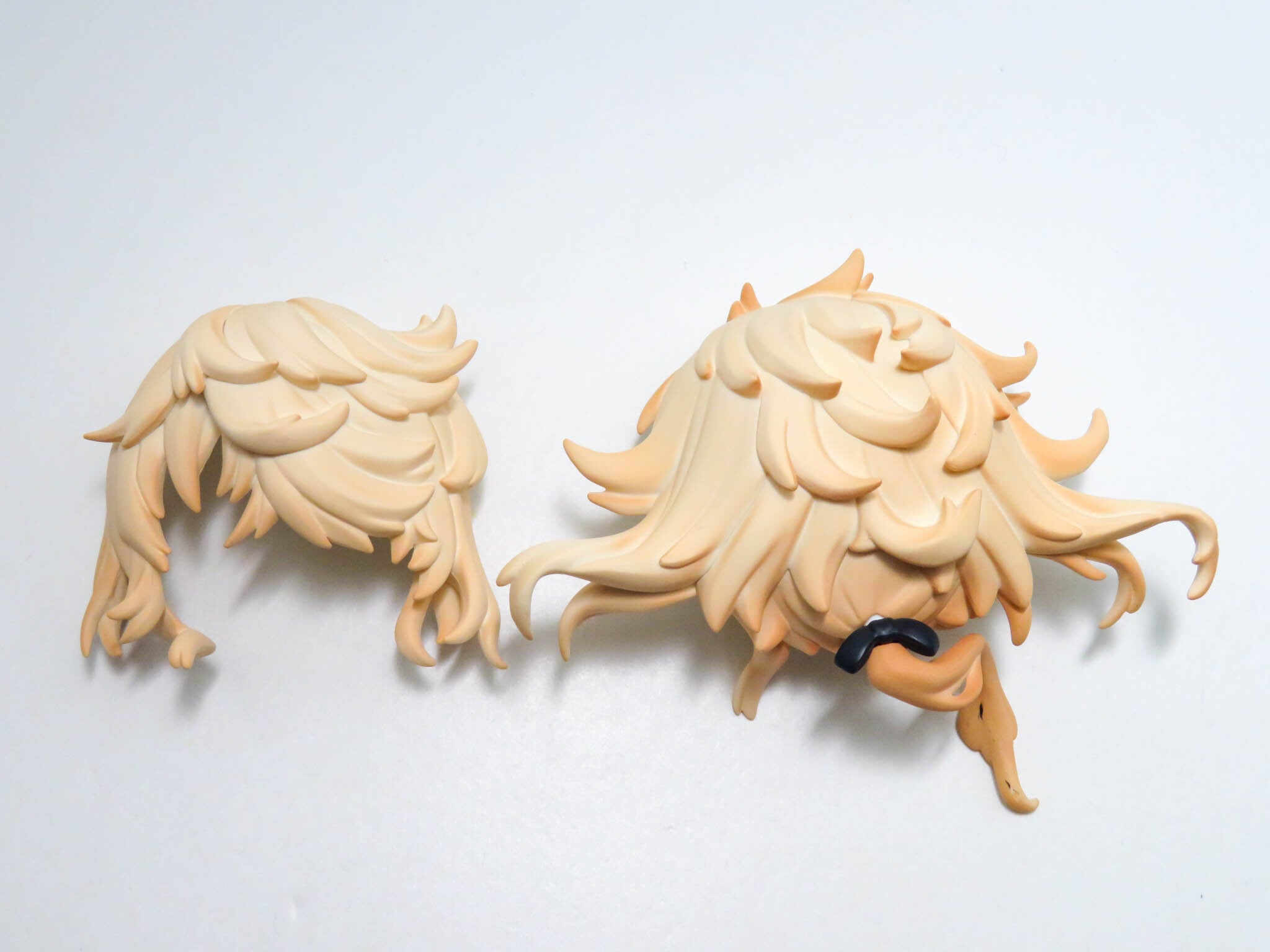 (A-ランク)【2731】 一文字則宗 髪パーツ 片目隠しポニーテール ねんどろいど