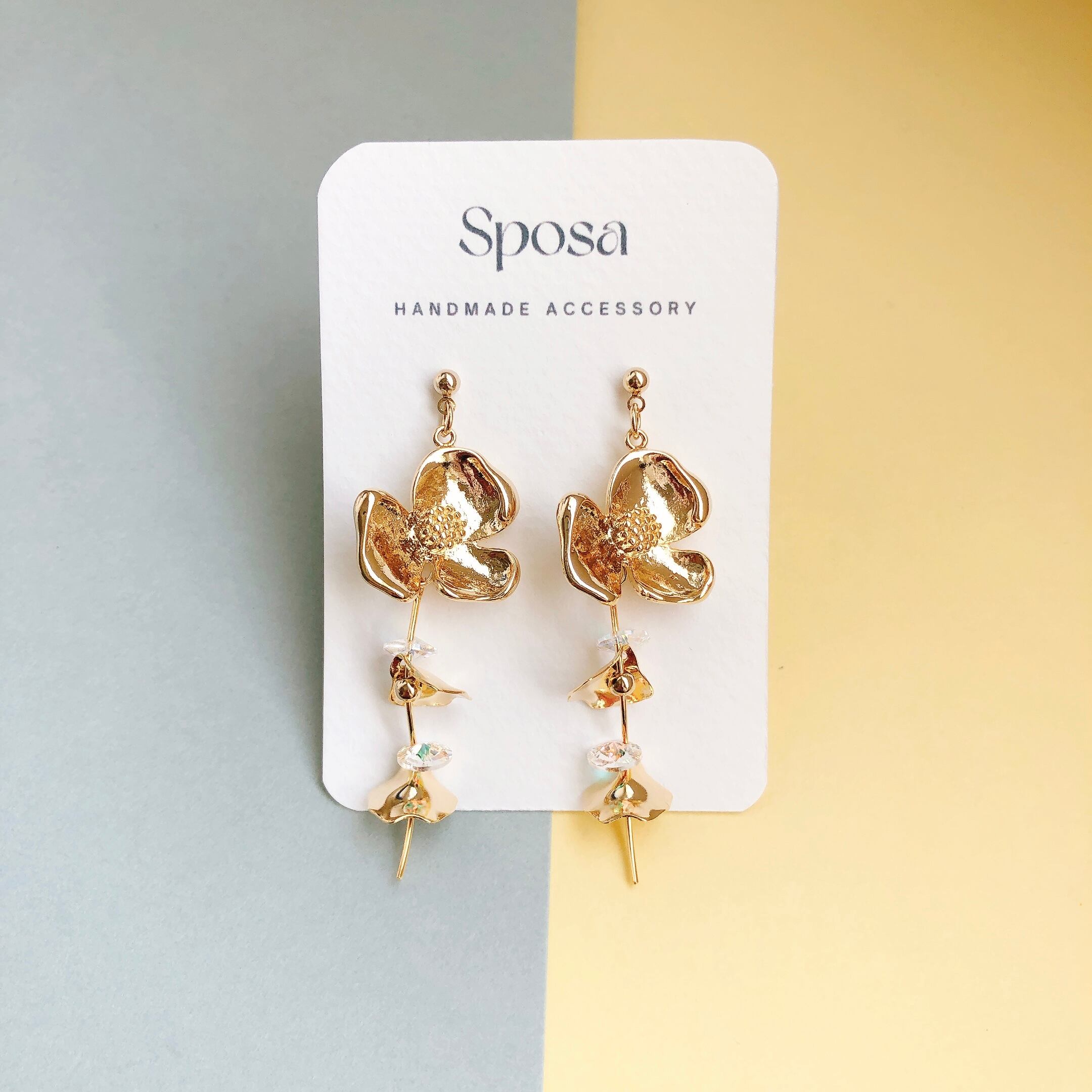 Wedding Pierce(Gold Flower)