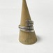 Vintage 925 Silver Modernist Wrap Ring