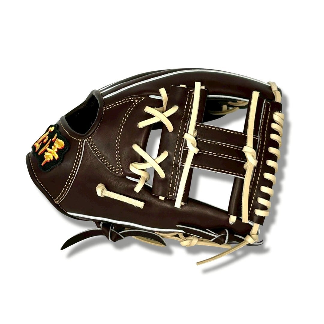 【硬式】玉澤 内野手用グローブ TUG-06DX 右投げ 新Hウエブ(本体:Dブラウン 紐:キャメル)|タマザワ_03