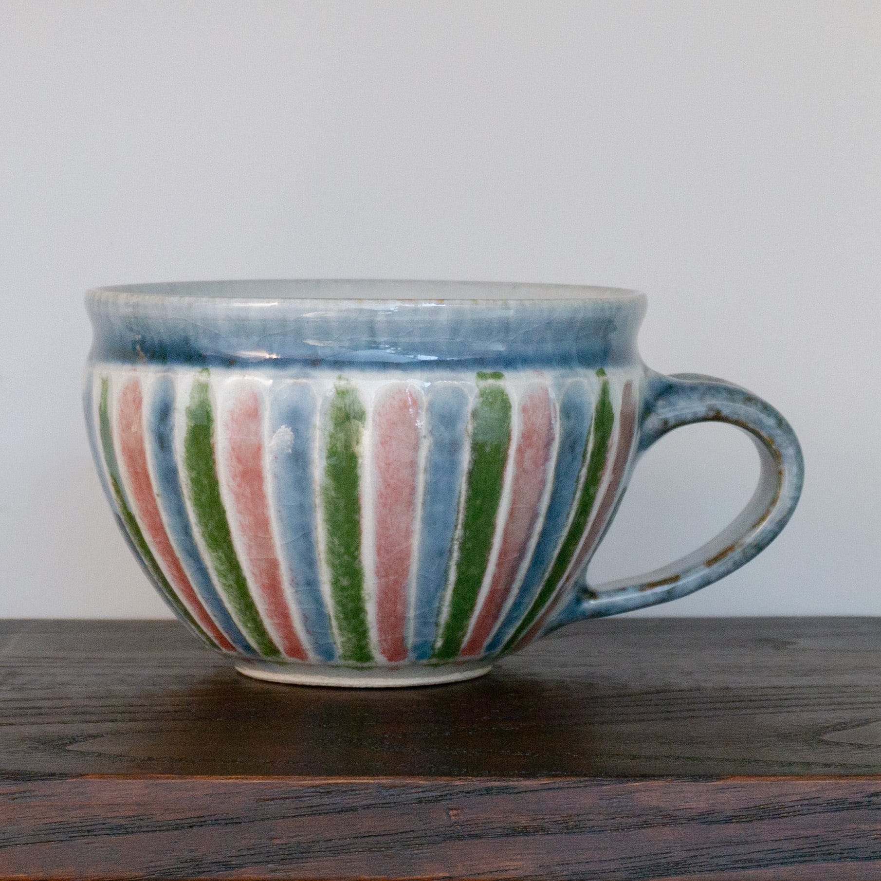 倉敷ガラス 一輪挿し 青 | くらしのギャラリー杜の街グレース店