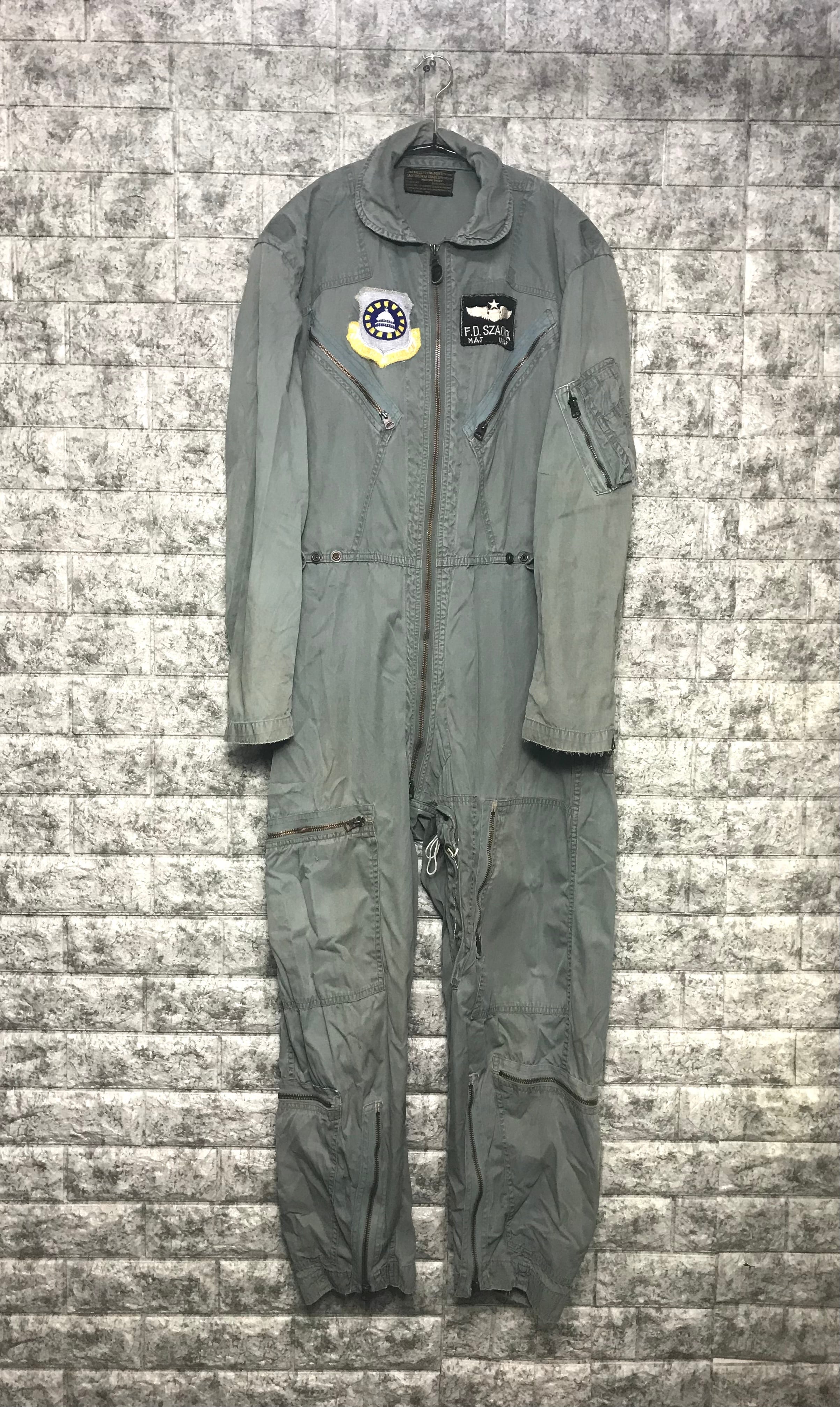50s USAF そそる K-2A フライトスーツ オールインワン ツナギ ミリタリー