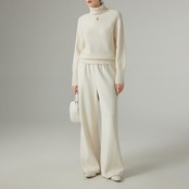 ゴムウエスト スリムワイドレッグカジュアルパンツ H0057