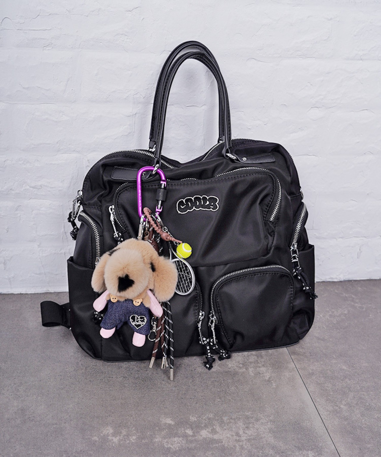 【直営限定ITEM】ドレスアップファーDOGGY BAGチャーム (MOCA)　CQ-47514H